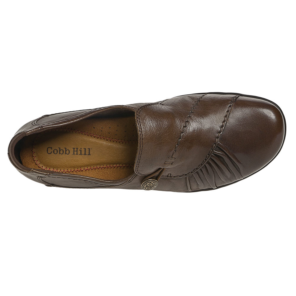 Rockport Slip-Ons Dame Mørke Brune - Cobb Hill Paulette - WSIP52043